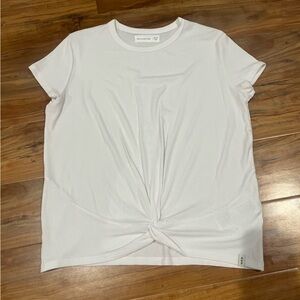 Abercrombie Kids White Twist-Front Tee